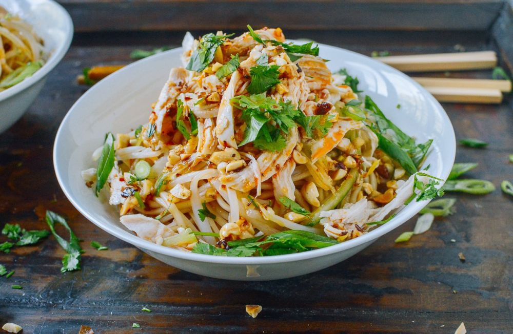 Miến trộn gà